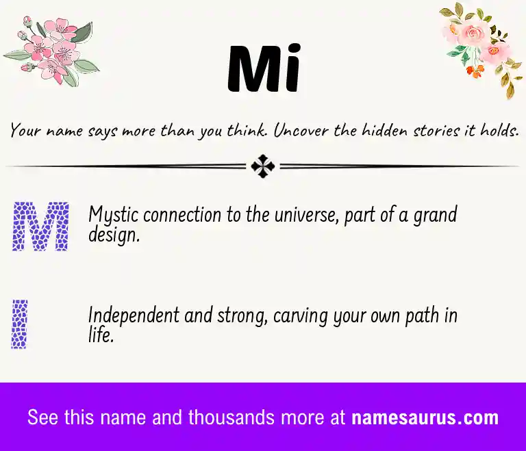 Acrostic poem about Mi.