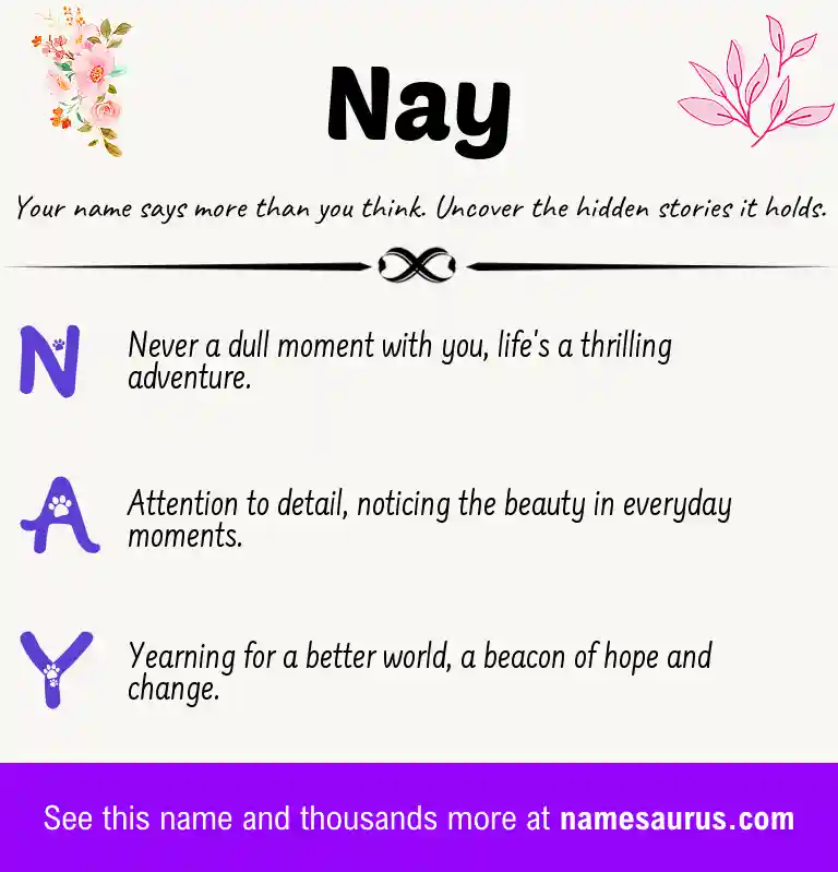 Acrostic poem about Nay.