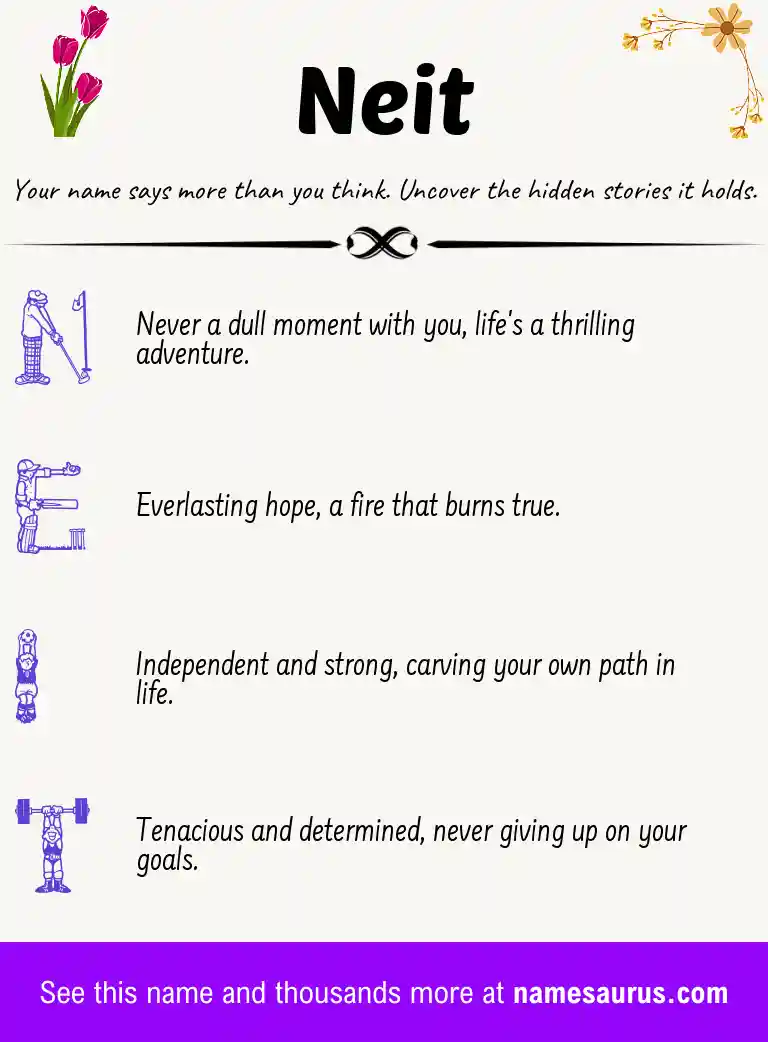 Acrostic poem about Neit.
