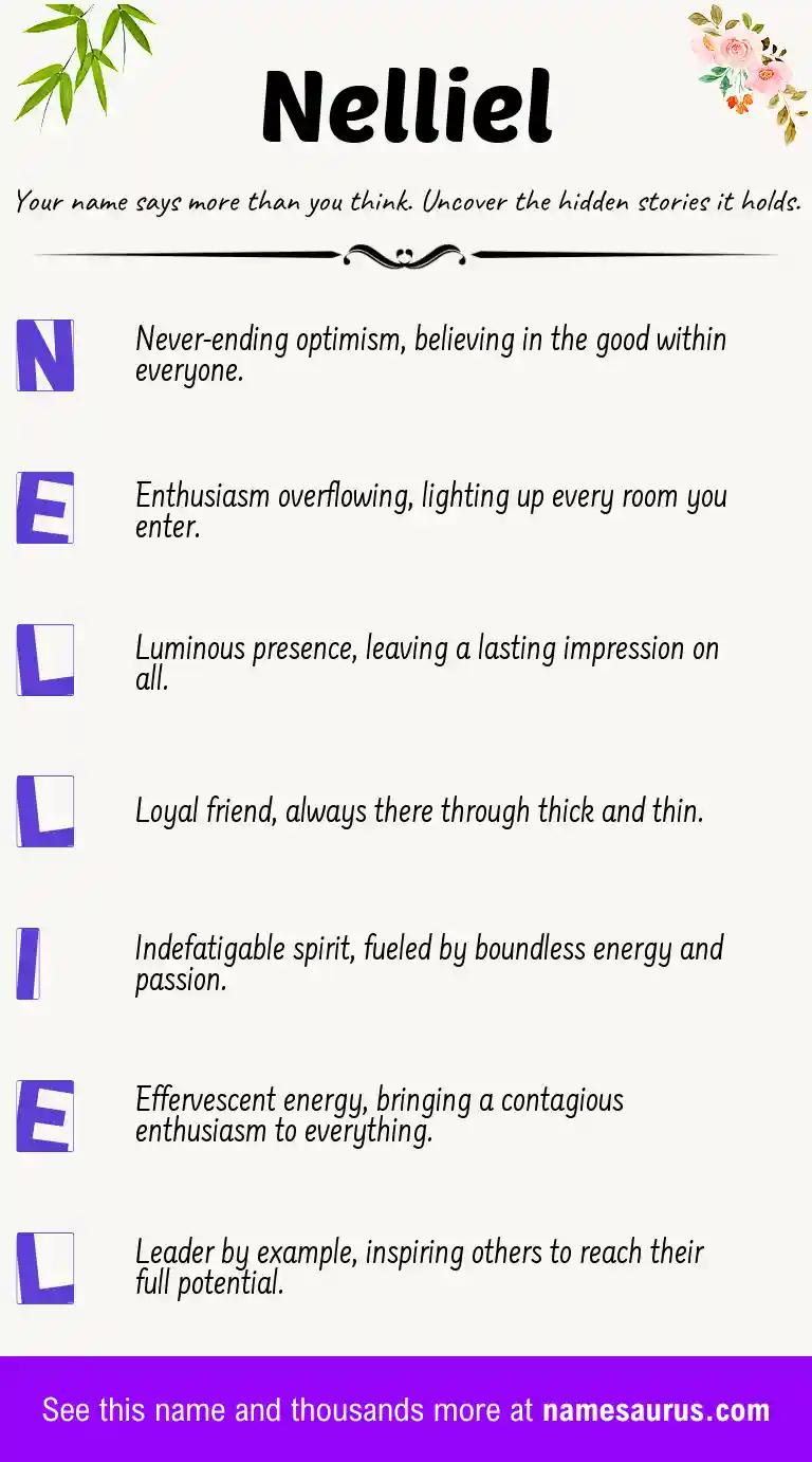 Acrostic poem about Nelliel.