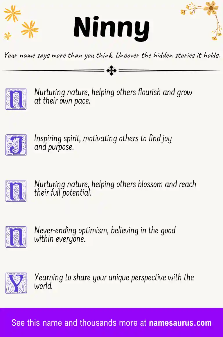 Acrostic poem about Ninny.