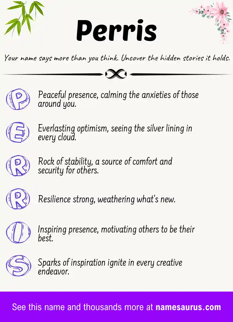 Acrostic poem about Perris.