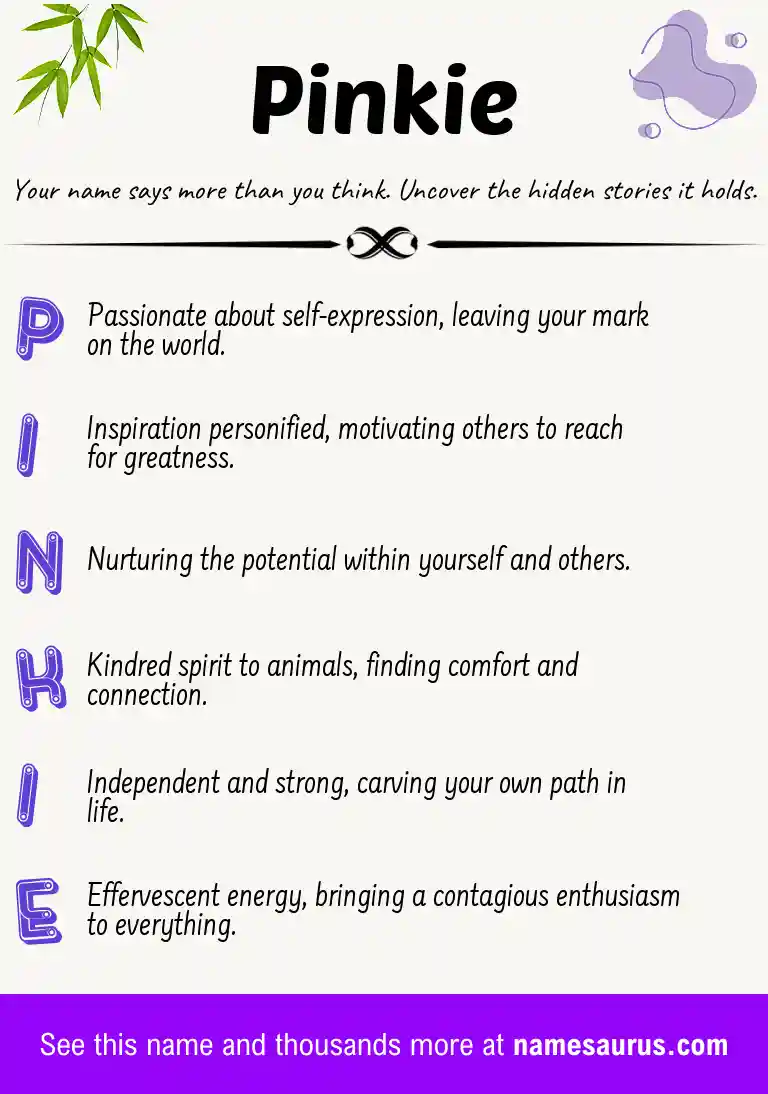 Acrostic poem about Pinkie.