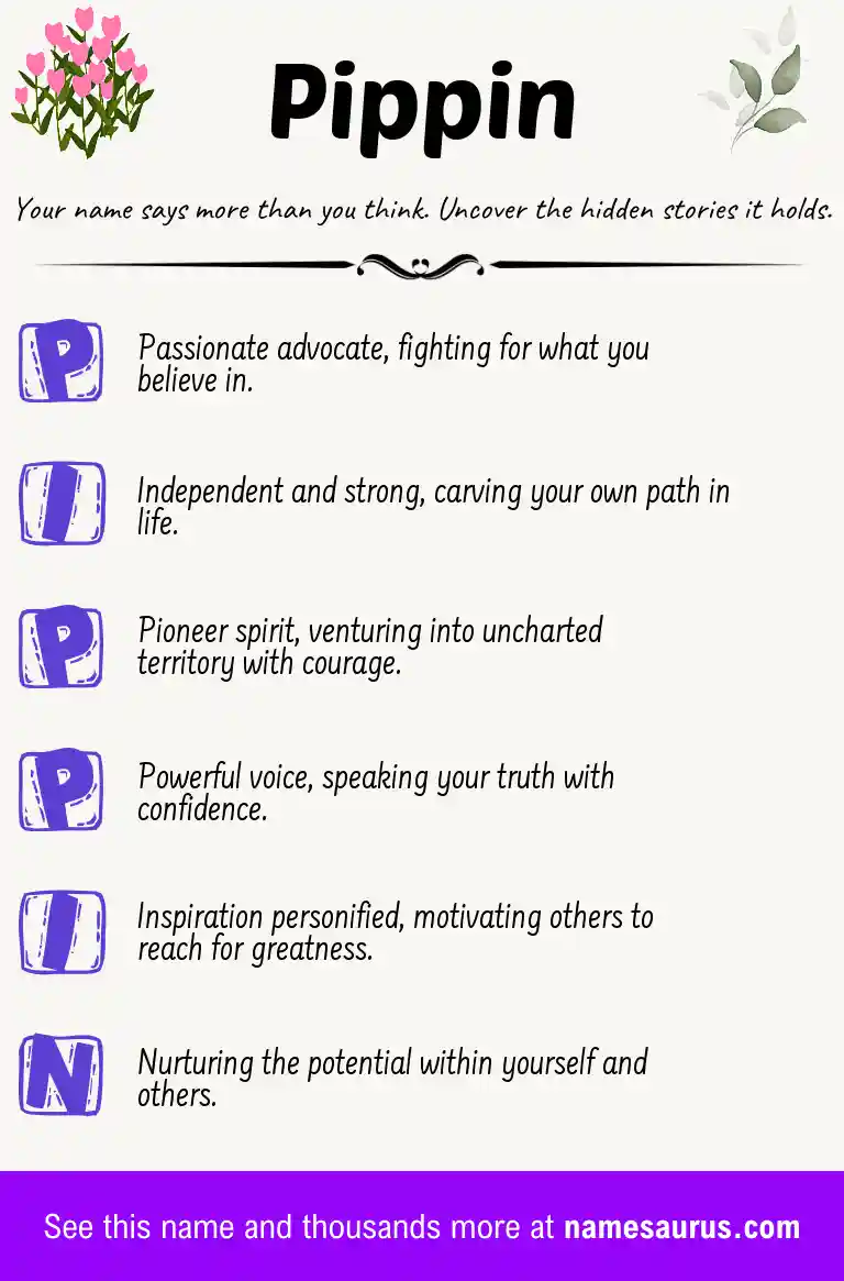 Acrostic poem about Pippin.