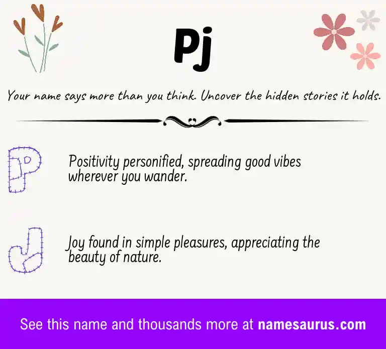 Acrostic poem about Pj.