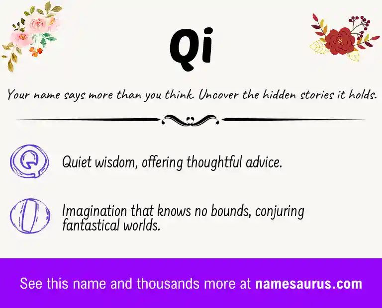 Acrostic poem about Qi.