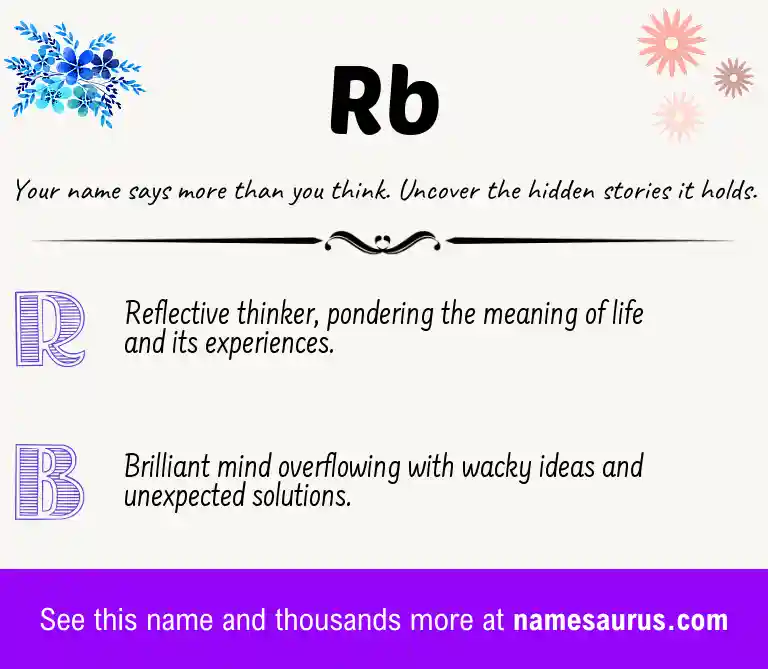 Acrostic poem about Rb.