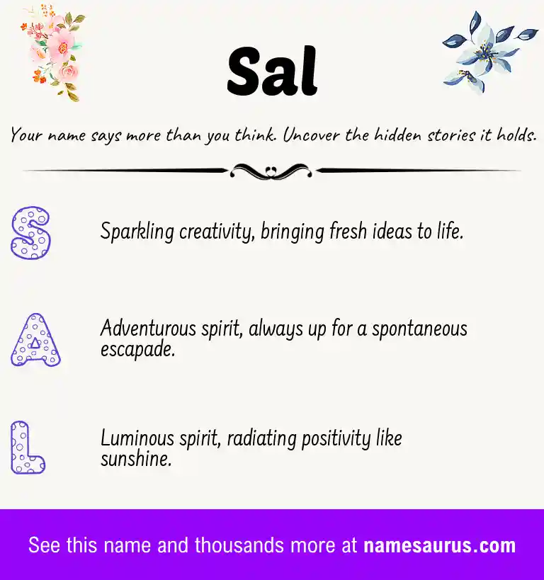 Acrostic poem about Sal.