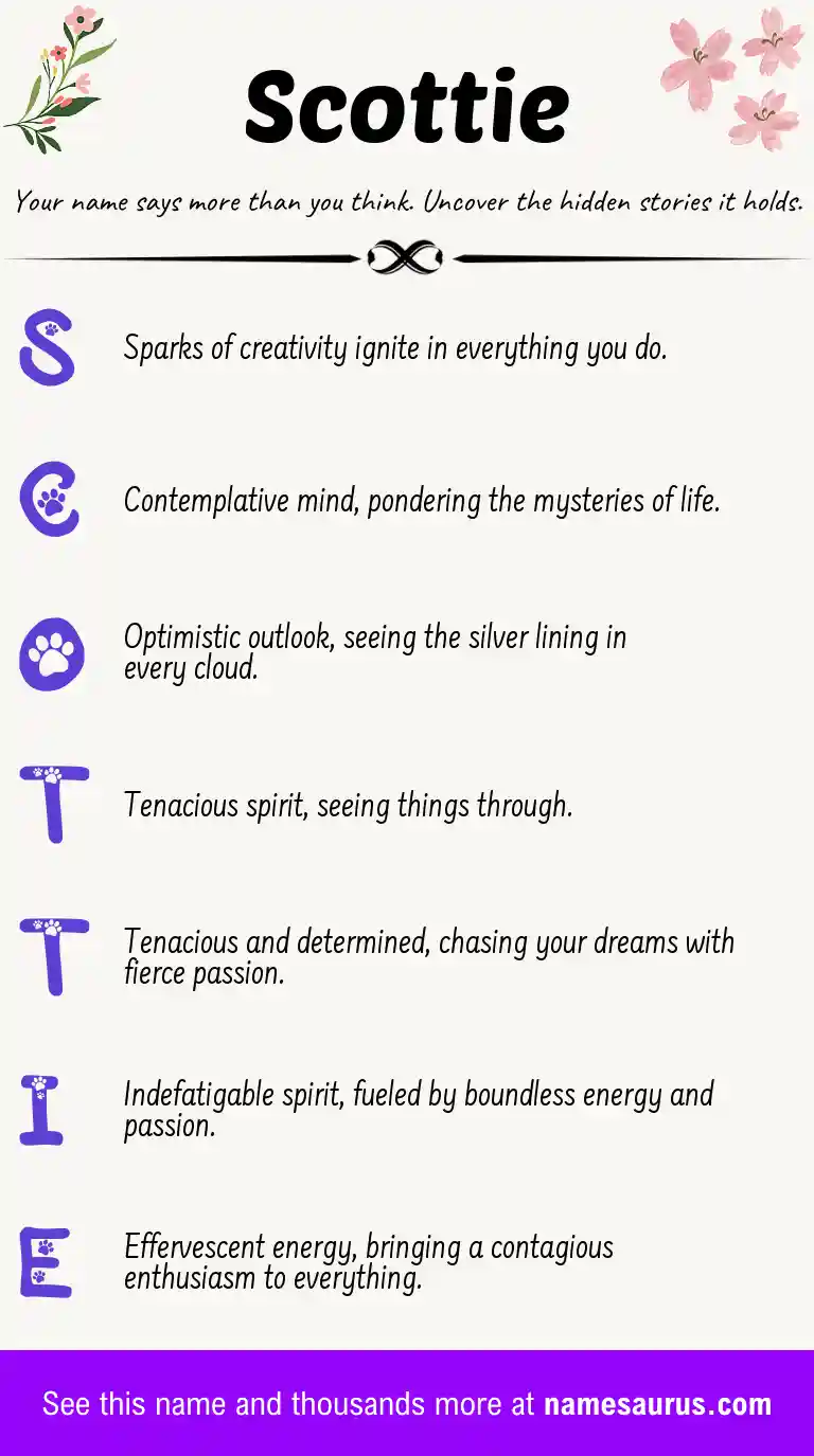 Acrostic poem about Scottie.