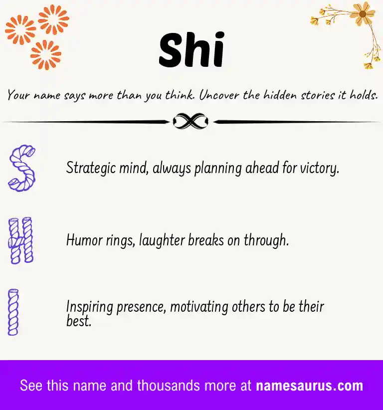 Acrostic poem about Shi.