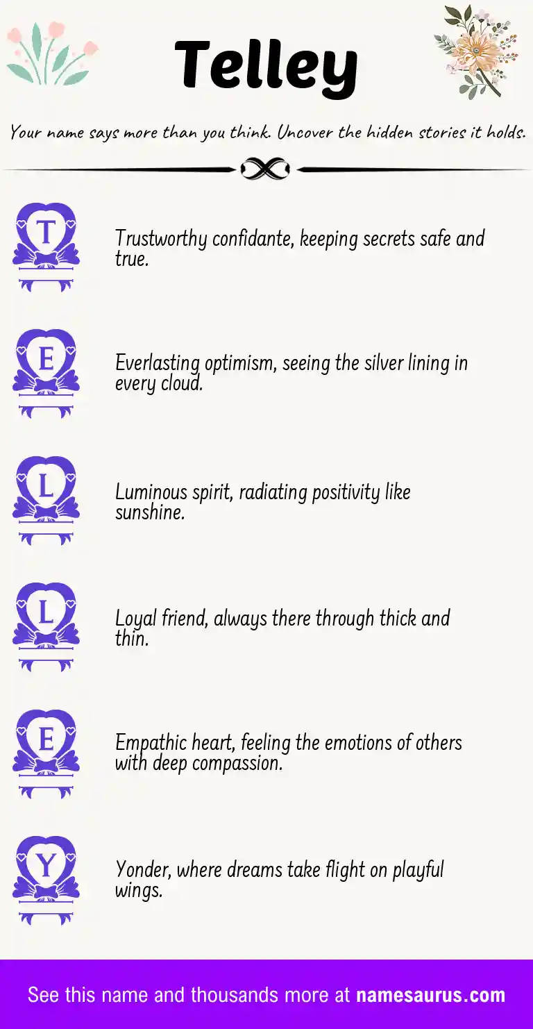Acrostic poem about Telley.