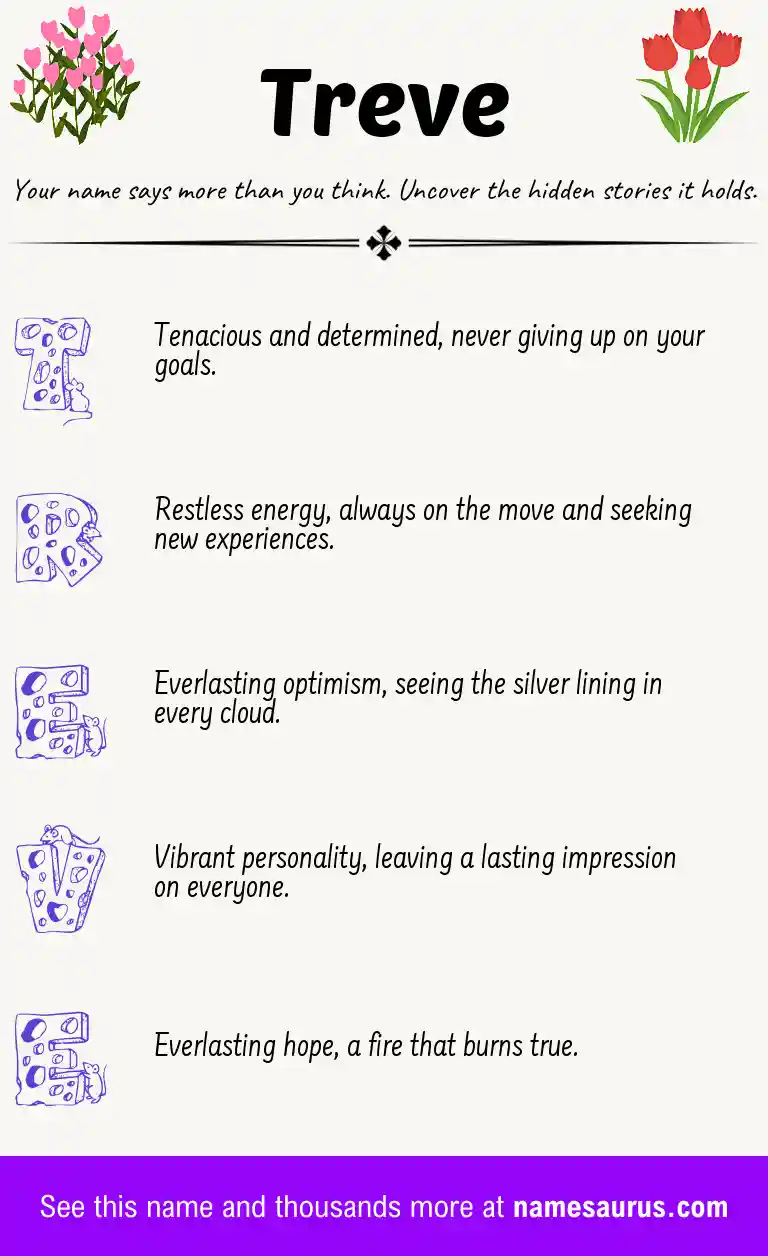 Acrostic poem about Treve.