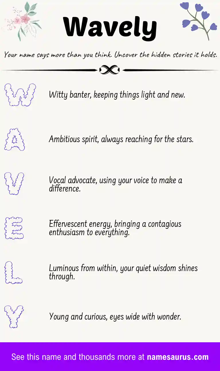 Acrostic poem about Wavely.