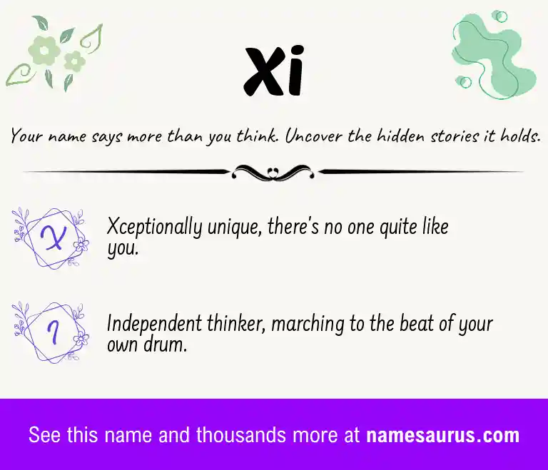 Acrostic poem about Xi.