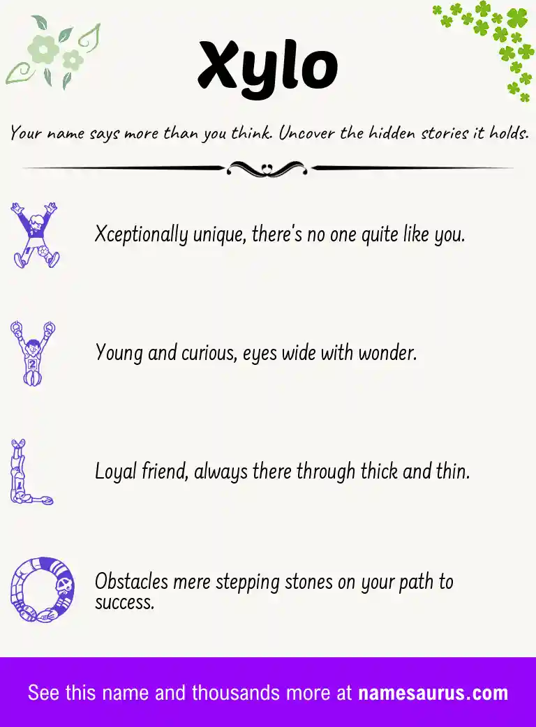 Acrostic poem about Xylo.