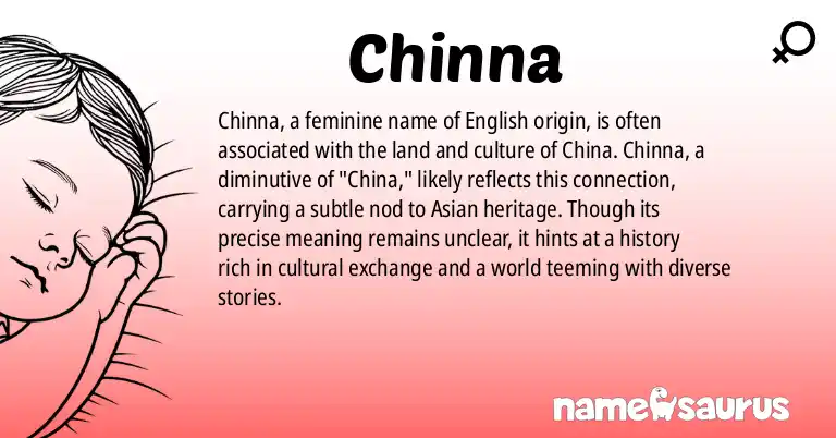 Infographic about Chinna name meaning, Chinna is a name from English origin(s).