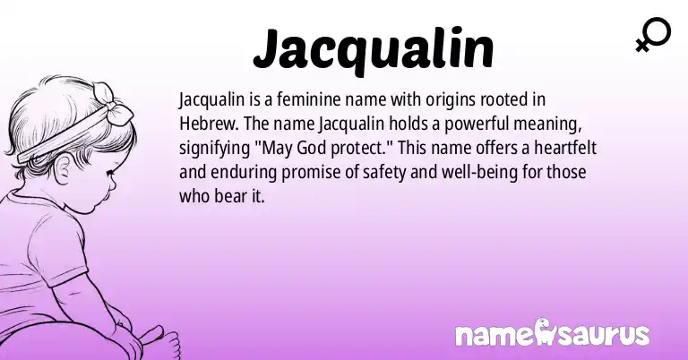 Infographic about Jacqualin name meaning, Jacqualin is a name from N/A origin(s).