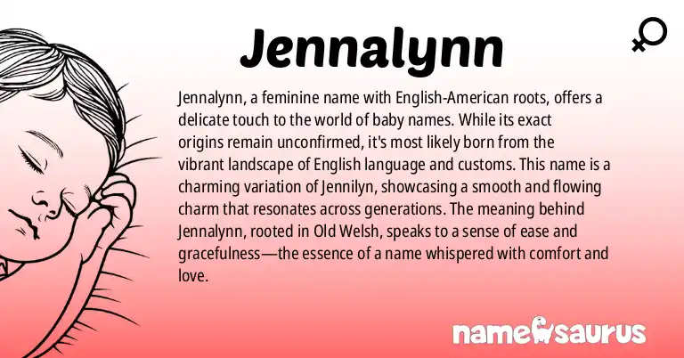 Infographic about Jennalynn name meaning, Jennalynn is a name from N/A origin(s).