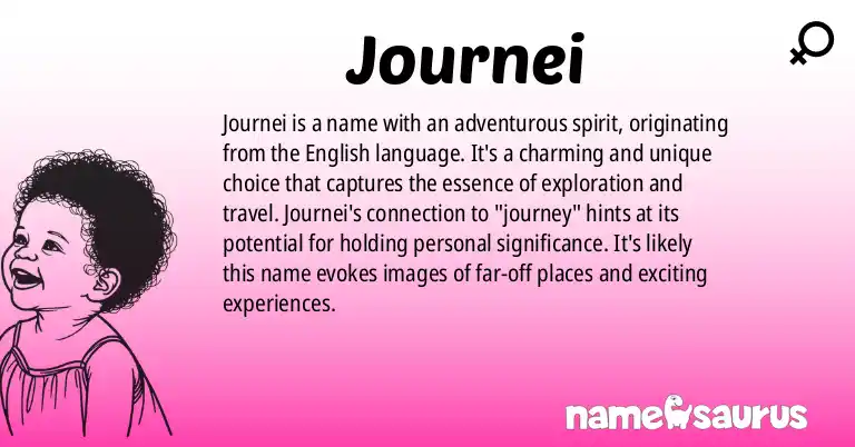 Infographic about Journei name meaning, Journei is a name from English origin(s).