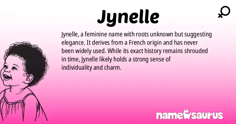 Infographic about Jynelle name meaning, Jynelle is a name from N/A origin(s).