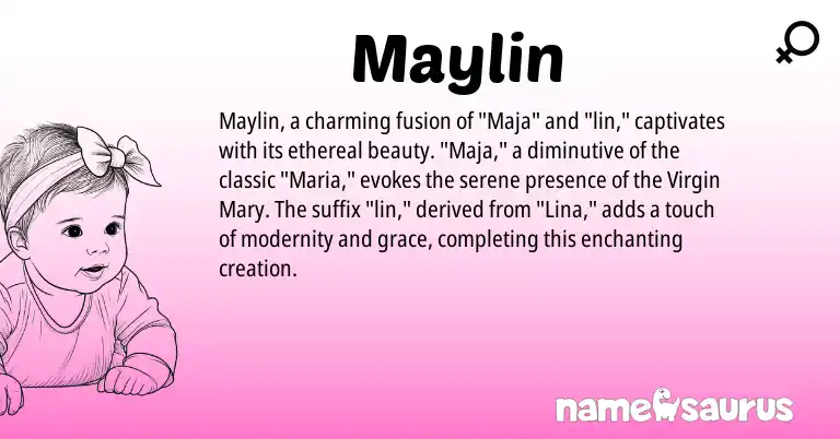 Infographic about Maylin name meaning, Maylin is a name from N/A origin(s).