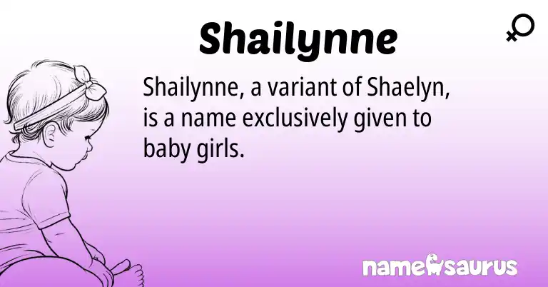 Infographic about Shailynne name meaning, Shailynne is a name from N/A origin(s).