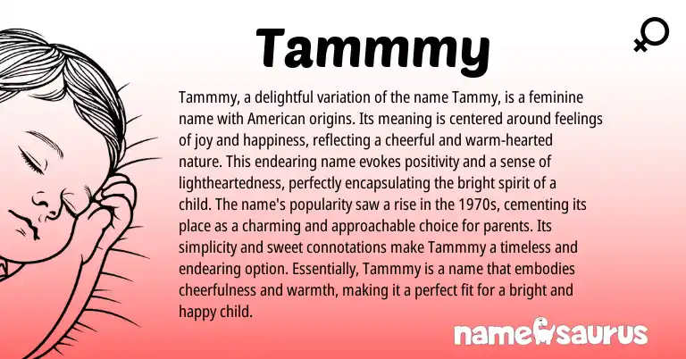 Infographic about Tammmy name meaning, Tammmy is a name from Other origin(s).