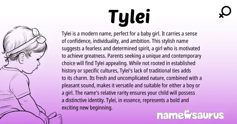 Infographic about Tylei name meaning, Tylei is a name from Other origin(s).