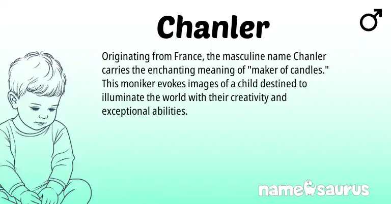 Infographic about Chanler name meaning, Chanler is a name from French origin(s).