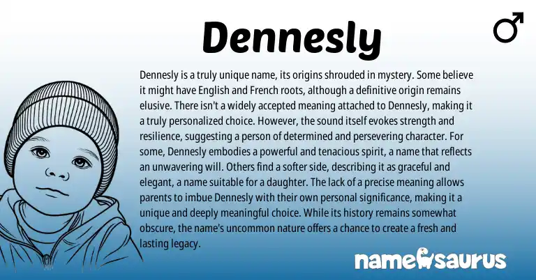 Infographic about Dennesly name meaning, Dennesly is a name from Other origin(s).