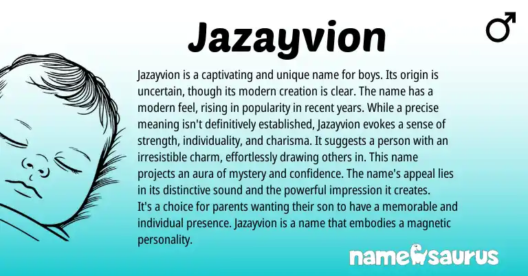 Infographic about Jazayvion name meaning, Jazayvion is a name from Other origin(s).
