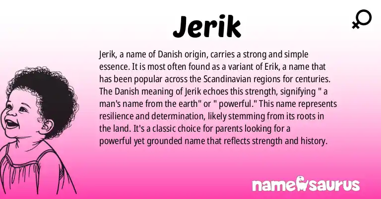 Infographic about Jerik name meaning, Jerik is a name from Danish origin(s).