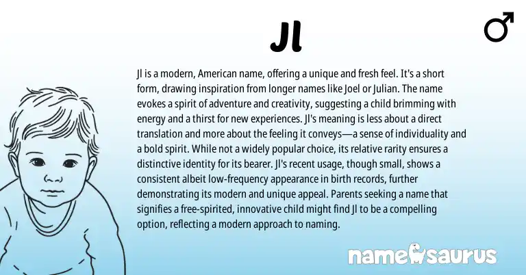 Infographic about Jl name meaning, Jl is a name from Other origin(s).
