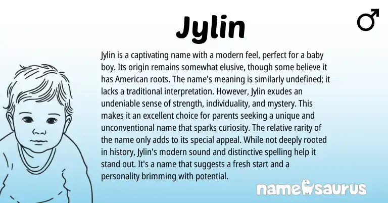 Infographic about Jylin name meaning, Jylin is a name from Other origin(s).