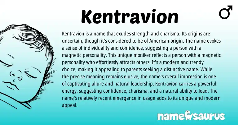 Infographic about Kentravion name meaning, Kentravion is a name from Other origin(s).