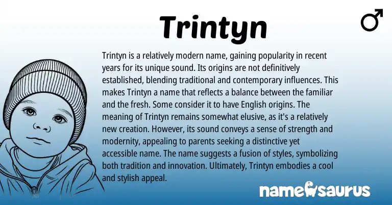 Infographic about Trintyn name meaning, Trintyn is a name from Other origin(s).