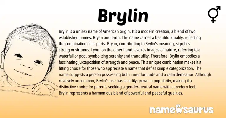 Infographic about Brylin name meaning, Brylin is a name from Other origin(s).