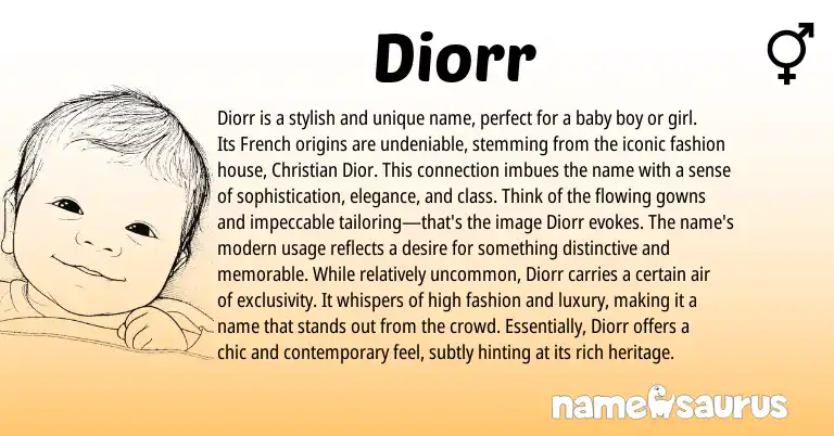Infographic about Diorr name meaning, Diorr is a name from French origin(s).