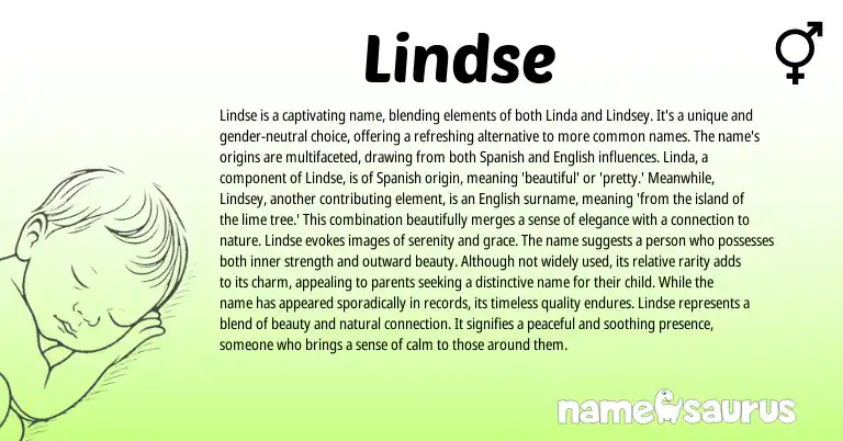Infographic about Lindse name meaning, Lindse is a name from English, Spanish origin(s).