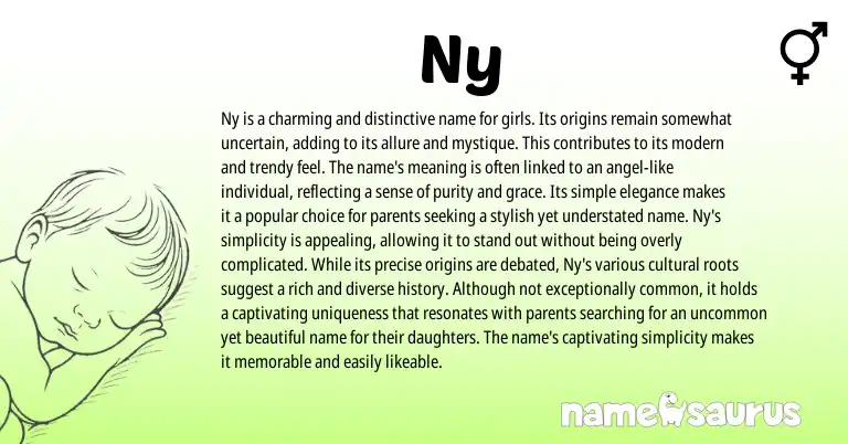 Infographic about Ny name meaning, Ny is a name from English, Other origin(s).