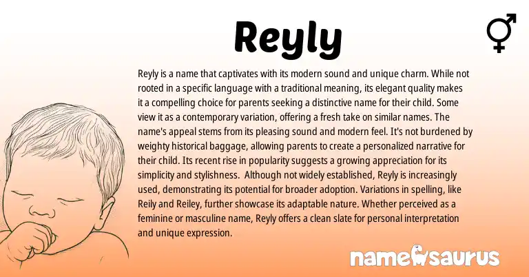 Infographic about Reyly name meaning, Reyly is a name from Other origin(s).