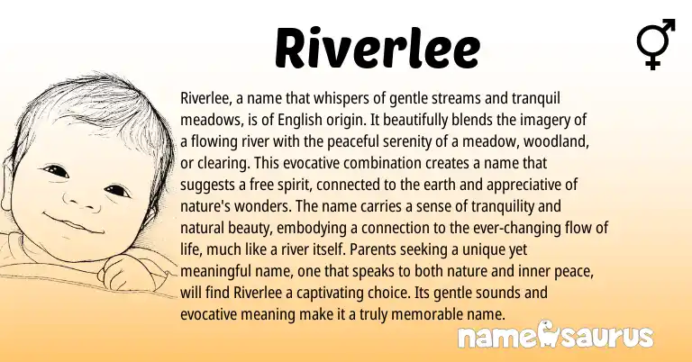 Infographic about Riverlee name meaning, Riverlee is a name from Other origin(s).