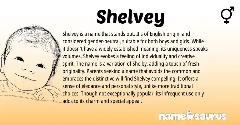 Infographic about Shelvey name meaning, Shelvey is a name from Other origin(s).