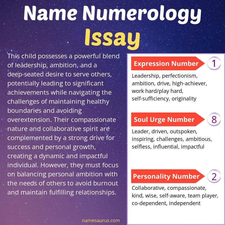 numerology of the name issay.