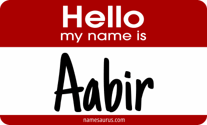 Hello my name is Aabir png download
