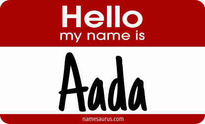 Hello my name is Aada png download