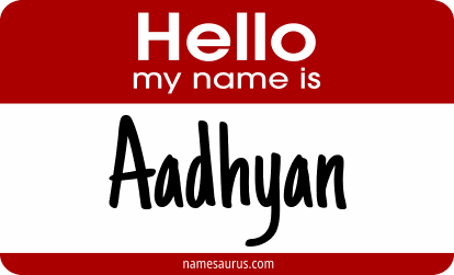 Hello my name is Aadhyan png download