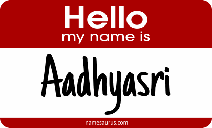 Hello my name is Aadhyasri png download