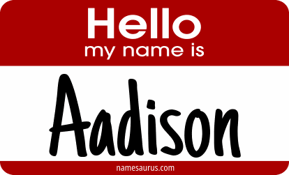 Hello my name is Aadison png download