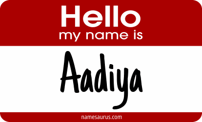 Hello my name is Aadiya png download